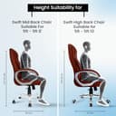 Vergo Swift Leatherette Ergonomic Boss Chair view 2