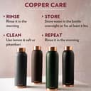 Borosil Colour Copper Bottle 1 Litre view 8