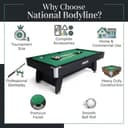 National Bodyline 8ft Pool Table (MDF, 25mm) view 6