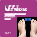 Boldfit Weight Machine for Home (LCD, Tempered Glass, 180 kg) view 6
