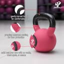 JIMWALT Premium Half-Coated Neoprene Kettlebell view 6