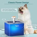 Qpets 2L LED Cat Water Fountain view 3