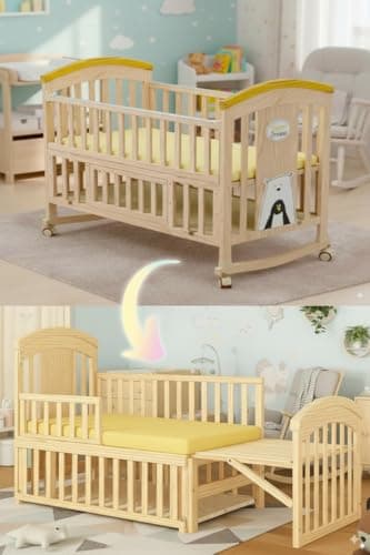 BabyTeddy 12 in 1 Multifunctional Baby Crib