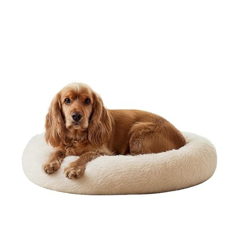 Amazon Basics Faux Fur Donut Bed (Medium)