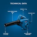 BOSCH GBL 650 Professional Blower view 4