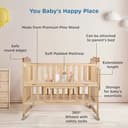 Mee Mee Premium Pine Wooden Baby Cot view 2