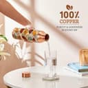 Amazon Solimo Meenakari Copper Bottle 950ml view 8