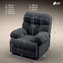 Green Soul Shangri-La Single Seater Electric Recliner Sofa view 2