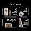 Hosper Wireless Doorbell (Wood Finish) view 4