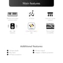 Casio CDP-S160BK Digital Piano (88 Hammer Action Keys, LCD Display) view 4