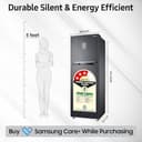 Samsung 363L 3 Star Convertible 5-in-1 Double Door Refrigerator view 2