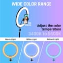 Tygot 10″ Ring Light with 7ft Tripod view 4