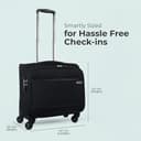 NOVEX Polyester Black Cabin Overnighter Trolley Bag, 42 cm view 5