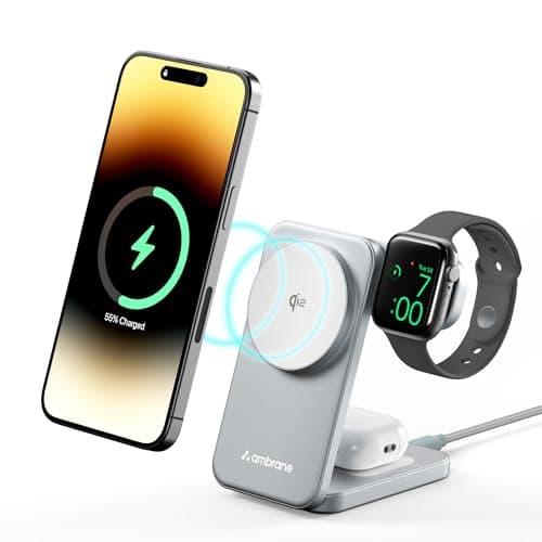 Ambrane AerosynQ Trio 2 3-in-1 Wireless Charger