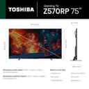Toshiba 75Z570RP 4K QLED 144Hz TV view 6
