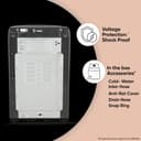 LG 8 Kg 5 Star Smart Inverter TurboDrum Fully Automatic Top Load (T80VBMB4Z) view 6