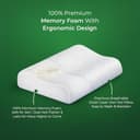 Utopia Bedding Contour Cervical Memory Foam Pillow view 4