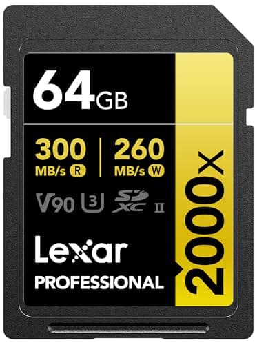 Lexar Professional 2000x 64GB V90 UHS-II