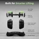 Cult 16kg Adjustable Dumbbell view 3