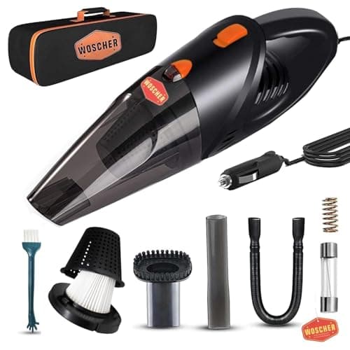 WOSCHER AutoVac Pro 12V Corded Car Vacuum Cleaner