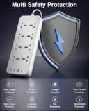 FEDUS 8-Socket Surge Protector with USB-A and USB-C view 6