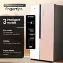 Godrej 600L AI-Powered Eon Velvet Side by Side Refrigerator view 5