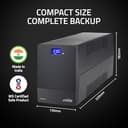 Artis Powersafe 1500VA LCD Line Interactive UPS view 5