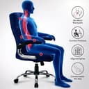 LAKDI Premium Velvet Fabric High Back Executive Chair view 4