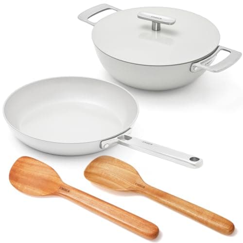 Ember Arcilla 2-Piece Set (Fry Pan + Kadai)