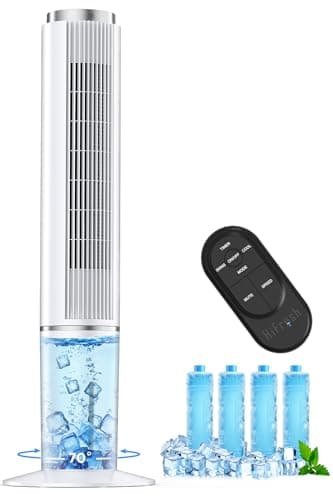 HIFRESH 107CM Tower Fan with Cooling Function