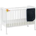 Fisher-Price Joy Wooden Cot (With Mattress)