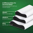 Utopia Bedding Contour Cervical Memory Foam Pillow view 5