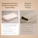SleepyCat Cervical Contour Memory Foam Pillow view 2