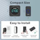 Costar Pebble 700 Wireless Doorbell (Time Display) view 6