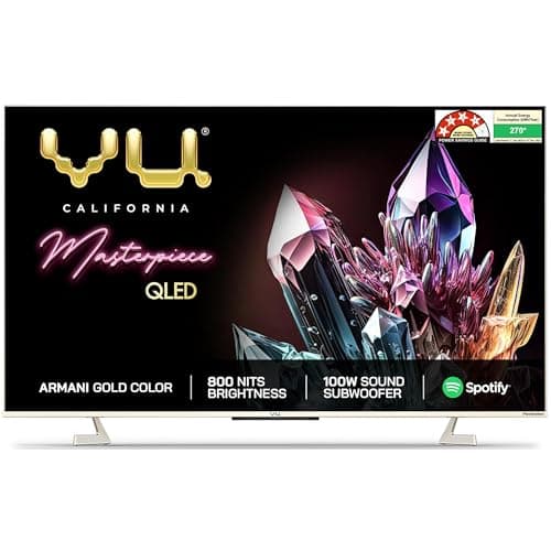 Vu Masterpiece Glo 75QMP QLED Smart Android TV