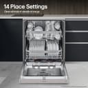 LG 14 Place Settings Inverter Direct Drive Wi-Fi Dishwasher (DFB424FP, Silver) view 9