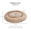 Amazon Basics Faux Fur Donut Bed (Medium) view 5
