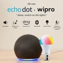 Echo Dot 5th Gen + Wipro 9W Smart Bulb Combo view 6