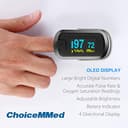 ChoiceMMed MD300CN340 Fingertip Pulse Oximeter view 2