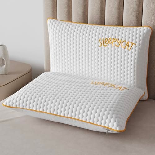 SleepyCat Orthopaedic Memory Foam Pillow (Pack of 2)