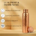 Metallix Hammered Pure Copper Bottle 1 Litre view 7