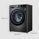 LG 9kg/5kg WiFi Washer Dryer (FHD0905STB) view 2