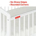 Fisher-Price Joy Baby Wooden Crib/Baby Cot (With Mattress) view 3