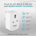 QUBO 16A Wi-Fi + Bluetooth Smart Plug view 2