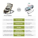 R for Rabbit Rock N Nap Bliss Baby Rocker view 8