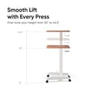 Frido Portable Standing Desk with Wheels view 6