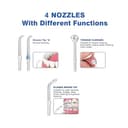 MEDITIVE Cordless Water Flosser (350ml, IPX7) view 3