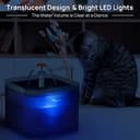 Qpets 2L LED Cat Water Fountain view 6