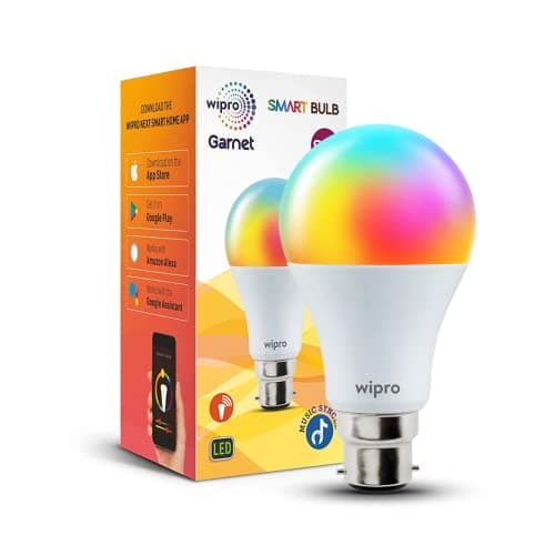 Wipro 9W B22 WiFi Smart LED Bulb