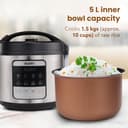 AGARO Royal 5L Electric Rice Cooker (Ceramic) view 2